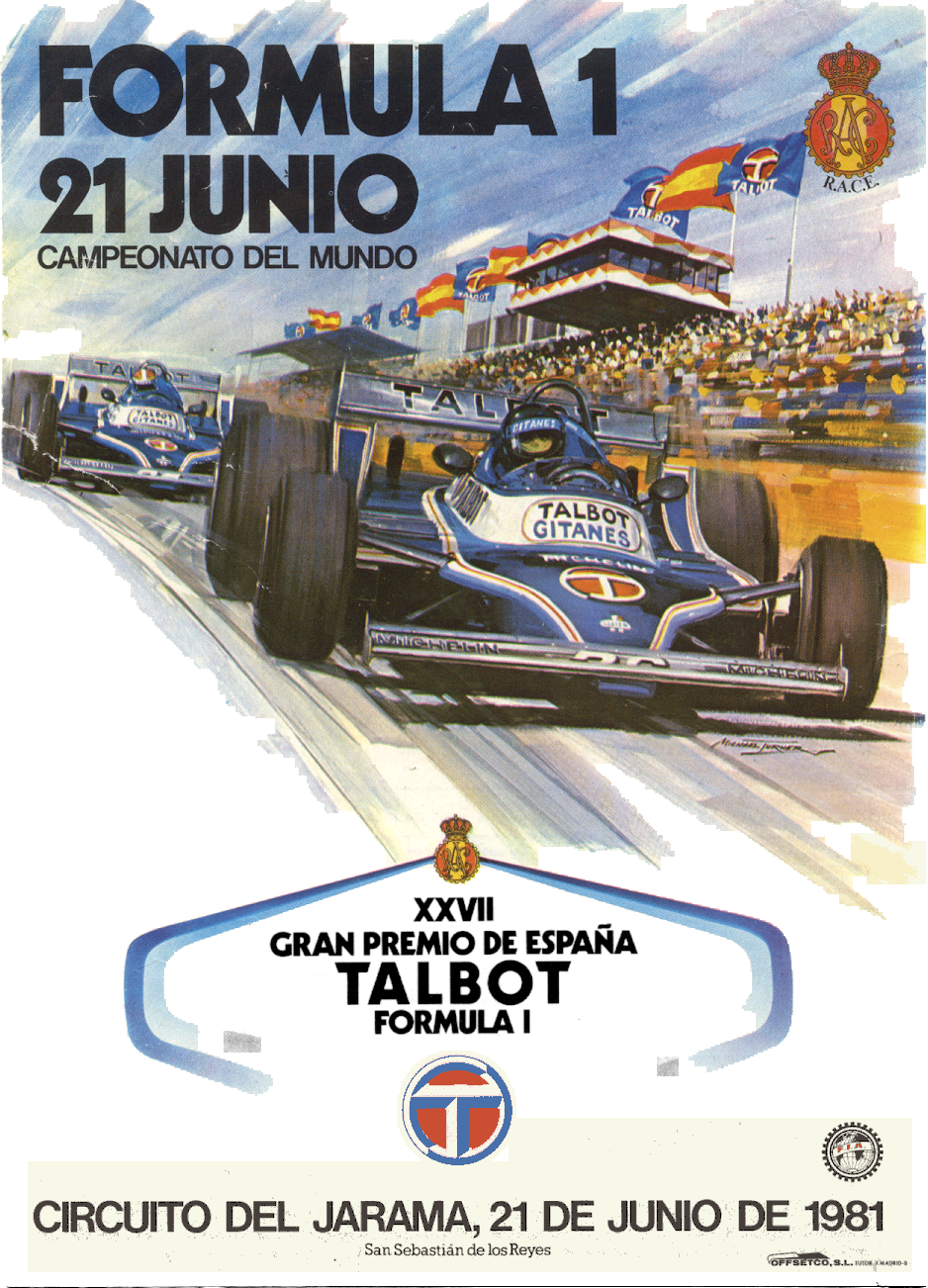 Circuito del Jarama Tour - 1981 - Cartel